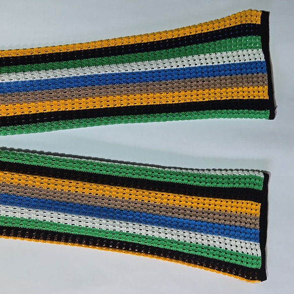 Simon Miller Mango Striped Openwork Knit Trouser Coastal Beach Vacation Boho - Picture 11 of 16